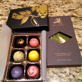 Chocolate + Cashmere - a box of assorted chocolates - Men's Clothing Near Me - Santa Fe, New Mexico