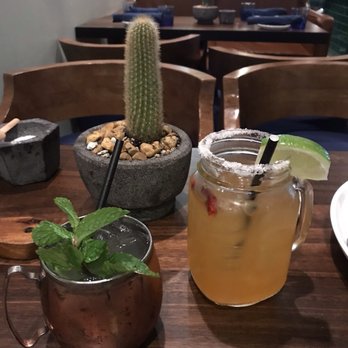 Bakan - Moscow mule & spicy margarita(they have another name for it I just don't remember) - Mexican Near Me - Miami, Florida