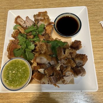 Charm Siam Restaurant - Crispy Pork - Noodles Near Me - Long Beach, California