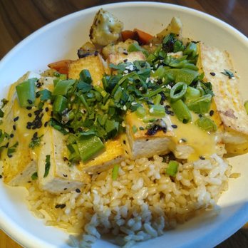 Original ChopShop - Green Curry Tofu Bowl - New American Near Me - Irving, Texas Original ChopShop - Green Curry Tofu Bowl - New American Near Me - Irving, Texas