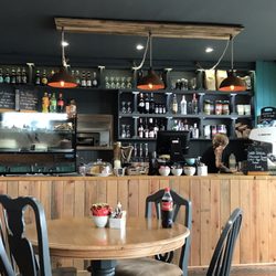 The Lookout at the Pier - Great coffee and breakfast- open early.