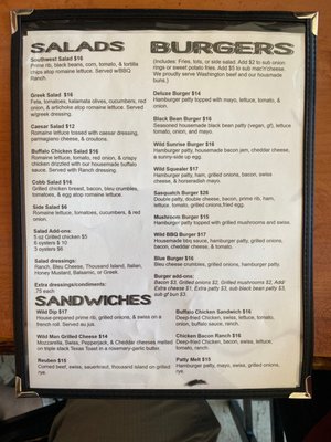 Menu photo 3 Wild Man Brewing Gastropub Olympia, WA