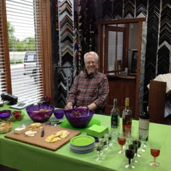 Grand Hill Gallery - Doug Nielsen at his shop Grand Hill Gallery for a spring time St Paul Art Crawl, 2012