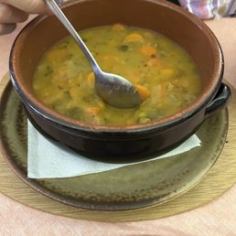 Minestrone soup. My mom still talks about this soup.
