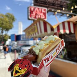 Tail O' the Pup - 1976 hot dog with toppings