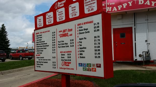 Menu photo 2 Burger Time Grand Forks, ND