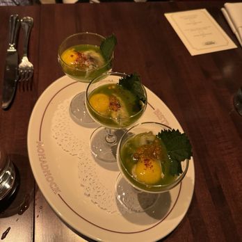 Bistro Monadnock - Oyster shooter - French Near Me - Chicago, Illinois