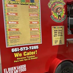 El Buen Sabor Mexican Food - The menu