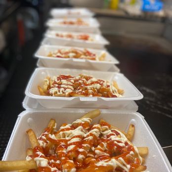 Delicias El Tio - french fries with ketchup and ketchup - Food Trucks Near Me - Richmond, Virginia Delicias El Tio - french fries with ketchup and ketchup - Food Trucks Near Me - Richmond, Virginia