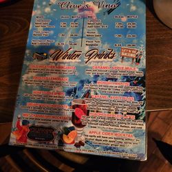 Clives Roadhouse - Winter drink menu 2024!