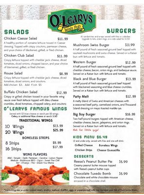 Menu photo 5 O'leary's Irish Pub Debary, FL Menu photo 5 O'leary's Irish Pub Debary, FL