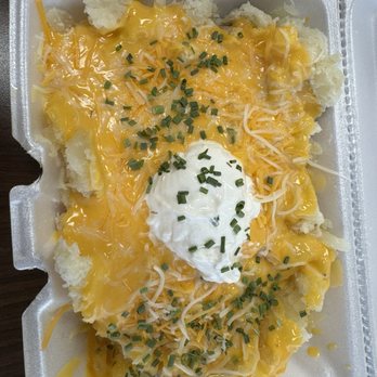 The Potato Place - Lafayette - Plain Stuffed + bacon - Seafood Near Me - Lafayette, Louisiana