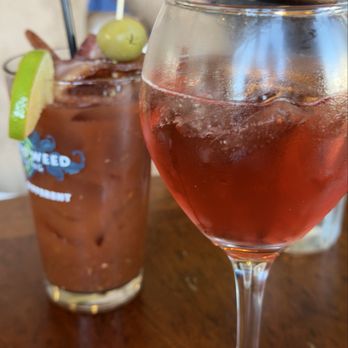 The Front Room - Jalapeño infused bloody and cranberry pomegranate mimosa. - American Near Me - Portland, Maine The Front Room - Jalapeño infused bloody and cranberry pomegranate mimosa. - American Near Me - Portland, Maine