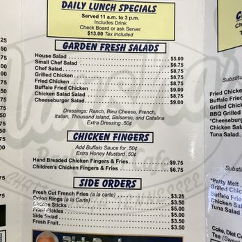 Marsha's Backstreet Cafe - menu - Cafes Near Me - Chattanooga, Tennessee