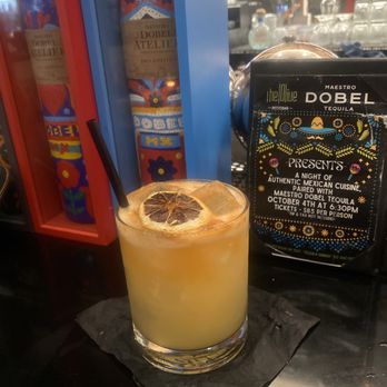 The Olive Restobar - Penicillin Cocktail - Mediterranean Near Me - Downey, California