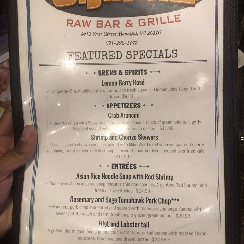 CJ Finz - Trying it out on a Friday night! Super busy and lively happy crowd - Seafood Near Me - Manassas, Virginia