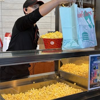 CinéArts Santana Row - They filled someone's bag with popcorn for their $5 special - Cinema Near Me - San Jose, California CinéArts Santana Row - They filled someone's bag with popcorn for their $5 special - Cinema Near Me - San Jose, California