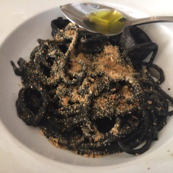 Zeppoli - The "secret" off the menu spaghetti with squid ink sauce. - Mediterranean Near Me - Collingswood, New Jersey Zeppoli - The "secret" off the menu spaghetti with squid ink sauce. - Mediterranean Near Me - Collingswood, New Jersey