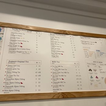 Ten One Tea House - Bubble Tea Near Me - Boston, Massachusetts