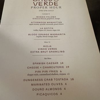 Cabrillo - Happy hour menu - Breakfast & Brunch Near Me - Los Angeles, California