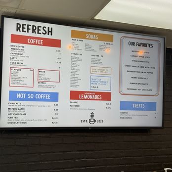Refresh - Menu - Coffee & Tea Near Me - Gilbert, Arizona