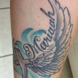 Memorial tattoo - done by Pat Casey in 2016 - after my 17 year old daughter was killed by a drunk driver.