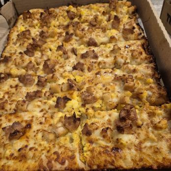 One Pie Pizza - Chicken and waffles breakfast pizza - Pizza Near Me - West Seneca, New York One Pie Pizza - Chicken and waffles breakfast pizza - Pizza Near Me - West Seneca, New York