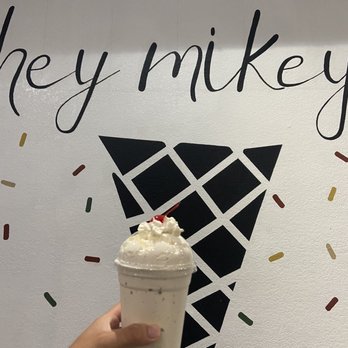 Hey Mikey's Ice Cream - Candy overload shake. - Ice Cream & Frozen Yogurt Near Me - Galveston, Texas Hey Mikey's Ice Cream - Candy overload shake. - Ice Cream & Frozen Yogurt Near Me - Galveston, Texas