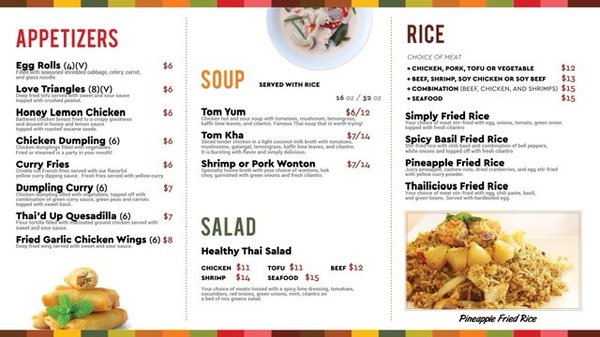 Menu photo 3 Thailicious- Commerce Commerce, CA Menu photo 3 Thailicious- Commerce Commerce, CA