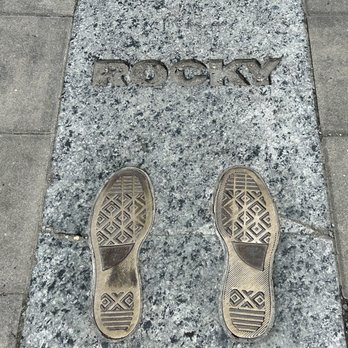 Rocky Steps - Rocky's Sneaker Imprint - Landmarks & Historical Buildings Near Me - Philadelphia, Pennsylvania Rocky Steps - Rocky's Sneaker Imprint - Landmarks & Historical Buildings Near Me - Philadelphia, Pennsylvania