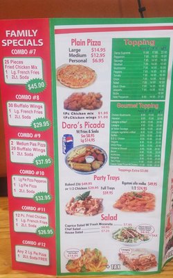Menu photo 3 Daro's Pizza & Chicken Woodside, NY Menu photo 3 Daro's Pizza & Chicken Woodside, NY