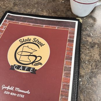 State Street Cafe - Menu - Cafes Near Me - Garfield, Minnesota State Street Cafe - Menu - Cafes Near Me - Garfield, Minnesota