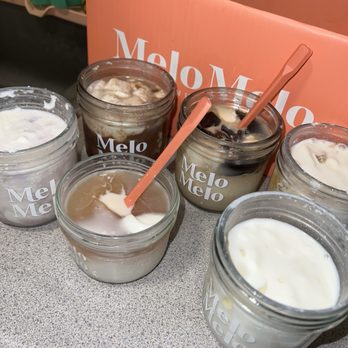 MeloMelo Coconut Dessert  - Love trying them all at the same time - Desserts Near Me - Cupertino, California