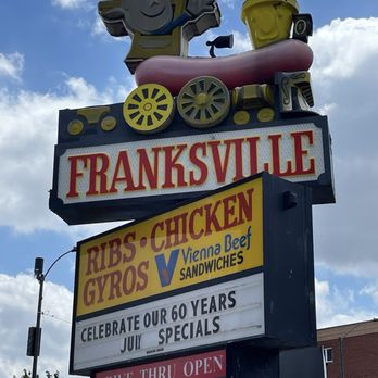 Franksville - Sign - Fast Food Near Me - Chicago, Illinois