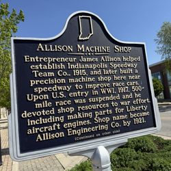 Allison Machine Shop Historical Marker