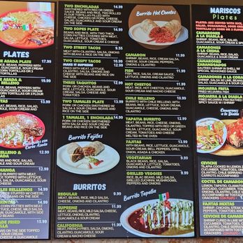 Las Tapatias - Menu Jan 2026 - Mexican Near Me - Chico, California