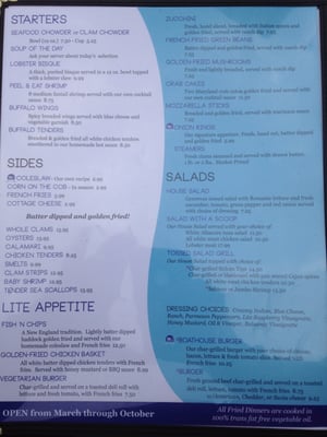 Menu photo 6 BG's Boathouse Restaurant Portsmouth, NH Menu photo 6 BG's Boathouse Restaurant Portsmouth, NH