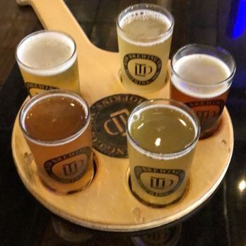 LTD Brewing Co - Flight: - Orange Peel Patio Crusher - Amber's Dream - Watermelon Sour - Pomegranate Sour - Blood Orange IPA - Breweries Near Me - Hopkins, Minnesota LTD Brewing Co - Flight: - Orange Peel Patio Crusher - Amber's Dream - Watermelon Sour - Pomegranate Sour - Blood Orange IPA - Breweries Near Me - Hopkins, Minnesota