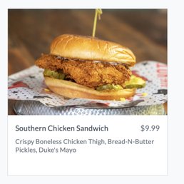 Here is in comparison the sandwich with the thigh. This is the same meat???