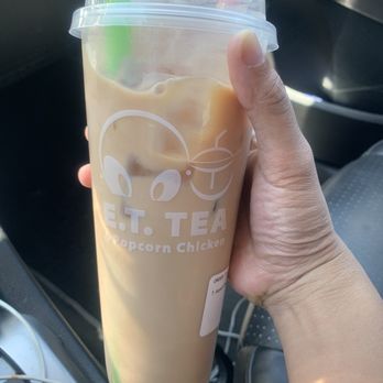 E T Tea & Popcorn Chicken - Assam Iced Black Latte (mixed) - Bubble Tea Near Me - Mesa, Arizona E T Tea & Popcorn Chicken - Assam Iced Black Latte (mixed) - Bubble Tea Near Me - Mesa, Arizona