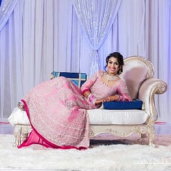 Almas Tejani Desi Couture - Gown with trail