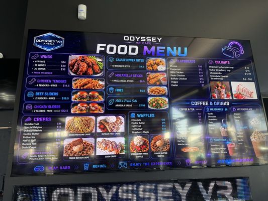 Menu photo 1 Odyssey VR Corona, CA Menu photo 1 Odyssey VR Corona, CA
