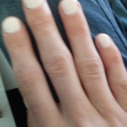 Crystal Nails - Not impressed at all. I seriously could have done this job a home and saved my money