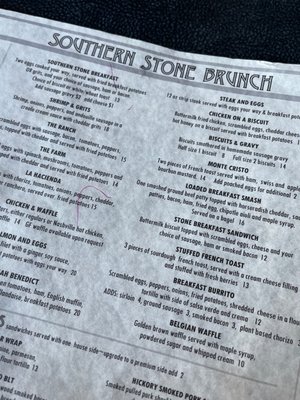 Menu photo 2 Southern Stone Bloomington, IN Menu photo 2 Southern Stone Bloomington, IN