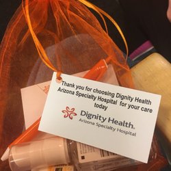 Dignity Health Arizona Specialty Hospital - Goody bag