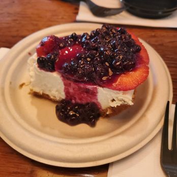 The Yellow Deli - Cream cheese pie with berries - Delis Near Me - Valley Center, California