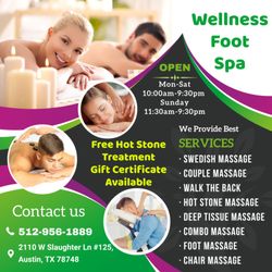 Wellness Foot Spa - Walk-in & Appointment Welcome