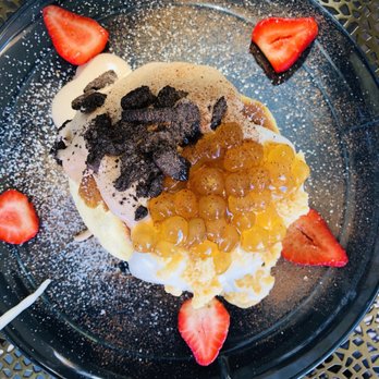 Motto Tea Cafe - Signature Fluffy Pancake! Yummy!!! - Desserts Near Me - Pasadena, California