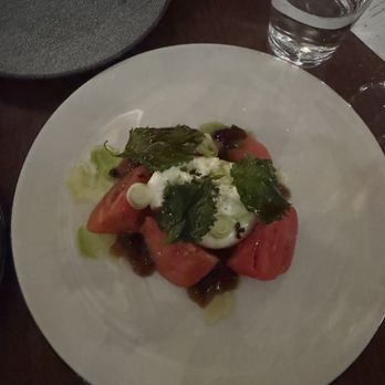 Camelia - Celebrity tomatoes and burrata - French Near Me - Los Angeles, California Camelia - Celebrity tomatoes and burrata - French Near Me - Los Angeles, California