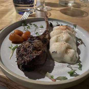 Cork And Flame - First course: lamb - Tapas Bars Near Me - Evans, Georgia